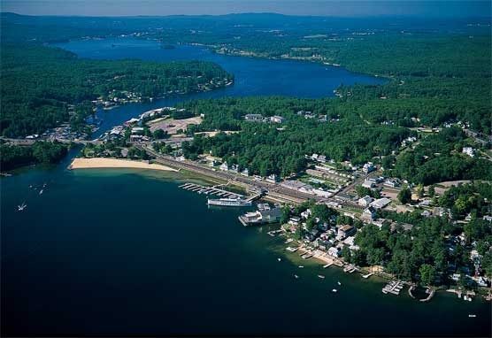 1998 Aerial Photo of Weirs Beach