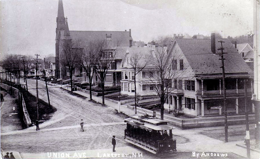 The Laconia Street Railway trolley service to Weirs Beach WEIRS BEACH